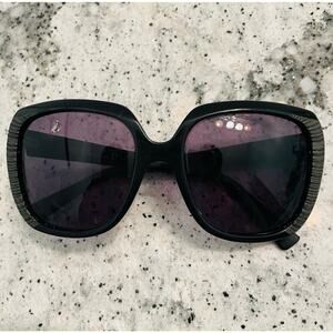 Christian Dior Taffetas Sunglasses Oversized Black Grey